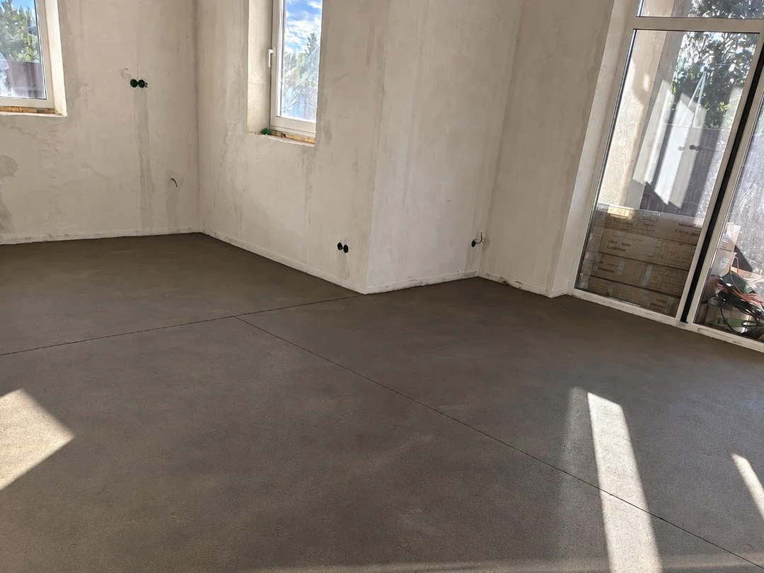 Полусухая стяжка пола 110 м² - Частный дом, Чехов