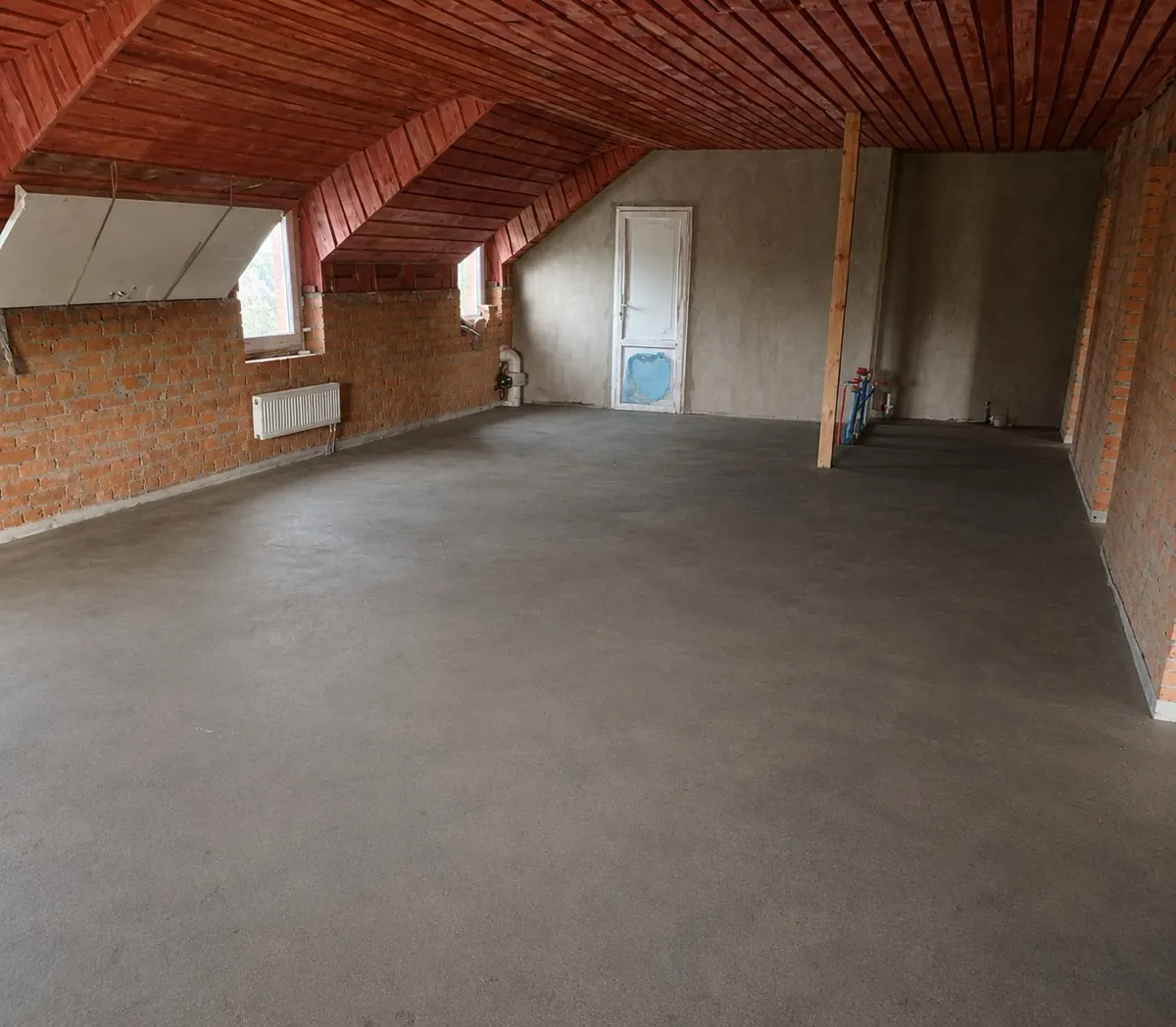 Полусухая стяжка пола 90 м² - Частный дом, деревня Кузнецово, Раменский округ